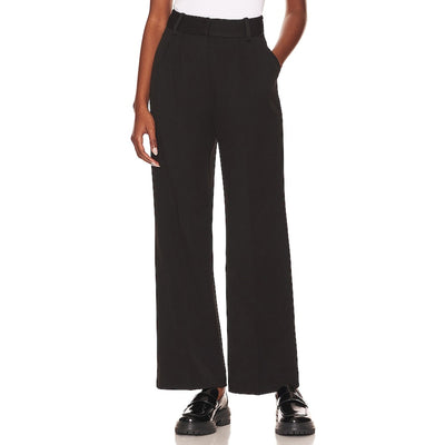 Favorite Daughter Pleated Black Petite Trousers Size 0