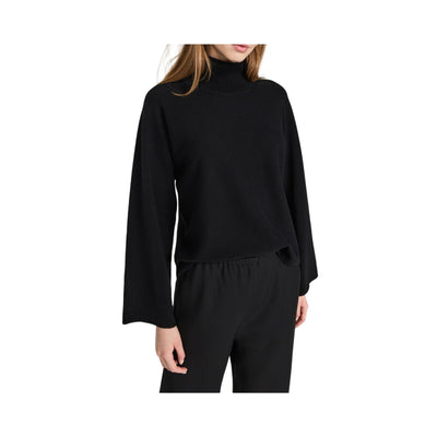 Vince Luxe Black Dolman Sleeve Turtleneck Sweater Size XXS