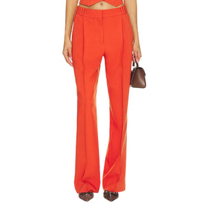 Shona Joy Tailored Orange Irena Mid Rise Trousers Size 6