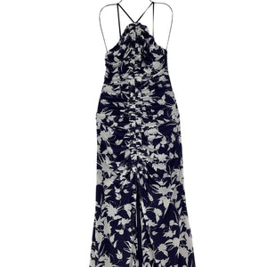 Ml Monique Lhuillier Ruched Multicolor Giuliana Maxi Dress Size 0