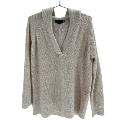 Hatch Cozy Beige Waffle Knit Hoodie Size 2