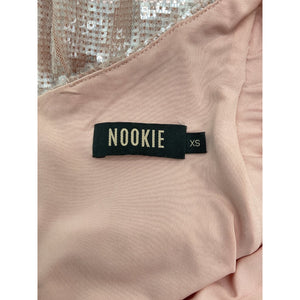 Nookie Sequined Pink Siren Gown Size XS