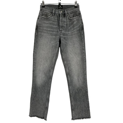 Anine Bing Classic Gray Bruno Denim Jeans Size 24