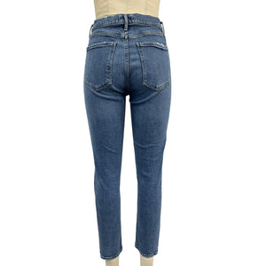 Agolde 'Nico' Blue Cotton Denim Jean Size 28