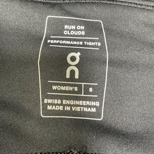 On High Rise Black Performance Tights Size S