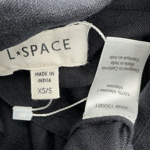 Lspace Belted Black Barcelona Shirt Dress Size XS / S