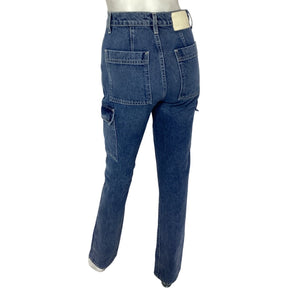Grlfrnd Classic Cameron Harper Cargo Denim Jeans Size 24