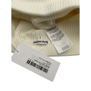 Reformation 'Margot' Beige Cotton Mini Dress Size S
