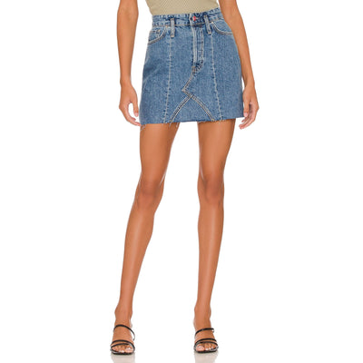 Anine Bing Denim River Blue Connie Skirt Size 30
