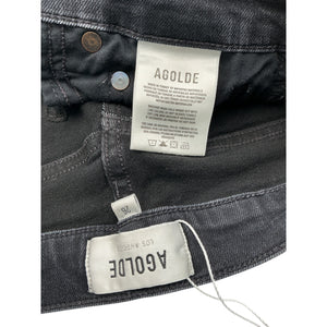 Agolde Classic Black Nico High Rise Slim Size 26 Denim Jeans