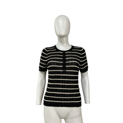 Dôen 'Brandie' Black Cotton Top Size XL NWT