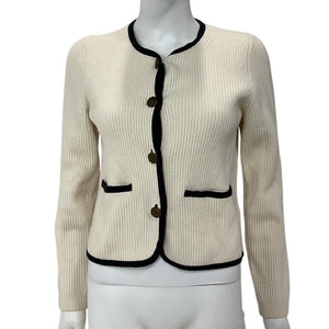 Rag & Bone Classic Ivory Nancy Cardigan Size S