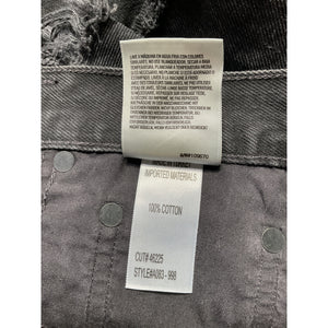Agolde Distressed Black Dee Shorts Size 24