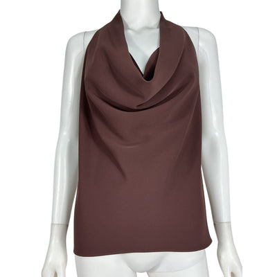 A.L.C. Draped Brown Dixon Top Size 2