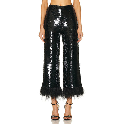 Alexis Sequin Black Hana Pants Size S