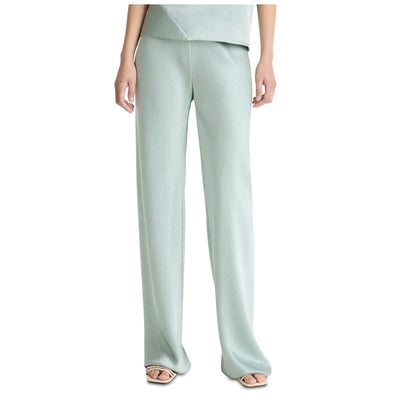 Vince Flowy Light Green Palazzo Pants Size L