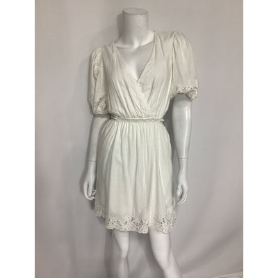 Astr The Label 'Haylen' White Linen Dress Size L