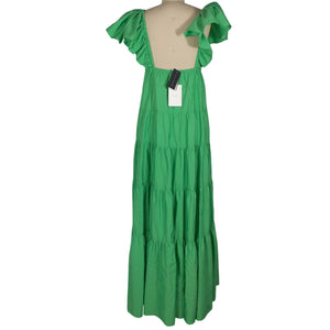 A.L.C. Tiered Green Luca Maxi Size 2 Dress NWT