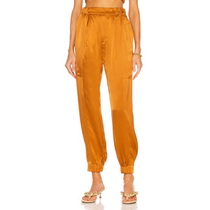 Nicholas Relaxed Brown Neha Jogger Size 4 Pants