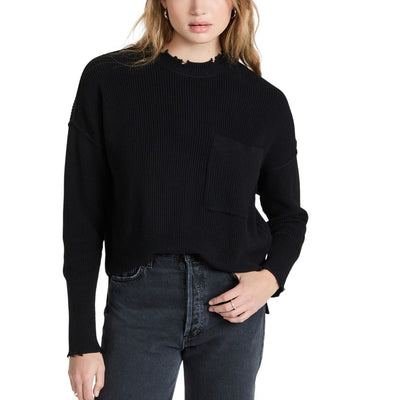 Pistola Oversized Black Darya Crewneck Sweater Size XS