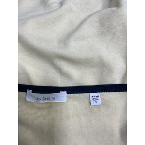 Dôen 'Angie' Yellow Cotton Ringer Tank Top Size S