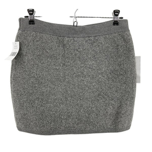 Ronny Kobo Knit Slate Grey Dalya Mini Skirt Size Large NWT