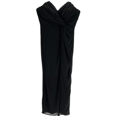 Katie May Textured Black Come On Home Dress Size M