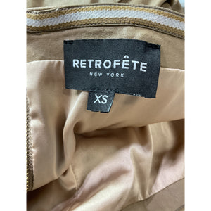 Retrofête Sleek Coated Tannin James Dress Size XS