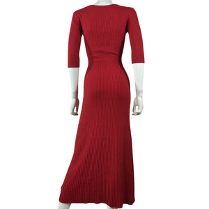 Favorite Daughter Ribbed Red Crush Dress Size XS