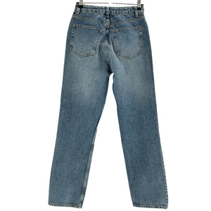 Reformation 'Cynthia' Blue Cotton High Rise Straight Denim Jean Size 25