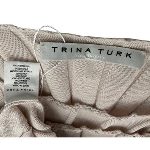 Trina Turk Ribbed Beige Ava Dress Size XS