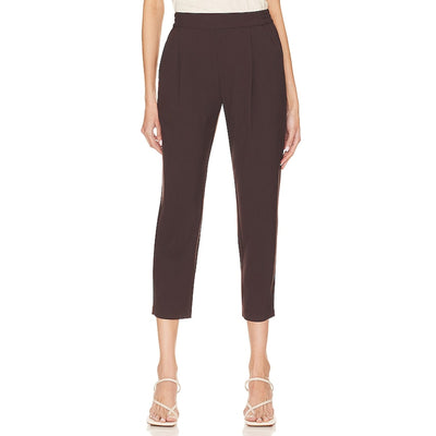 Allsaints Tailored Warm Cacao Brown Aleida Tri Trousers Size 6