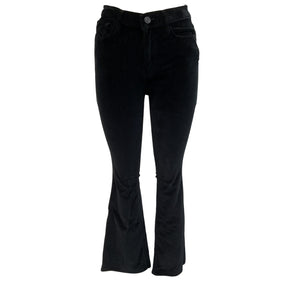 Frame Velveteen Black Le High Flare Denim Jeans Size 27