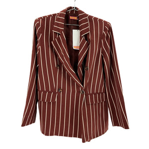 Kitri Pinstriped Multicolor Josephine Blazer Size 6