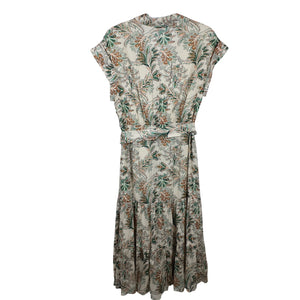 Veronica Beard Floral Stone Multi Vanessa Size 10 Dress
