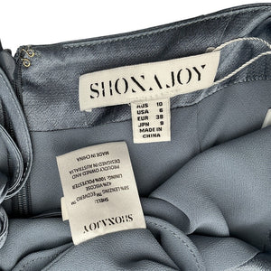 Shona Joy Sleek Blue La Lune Midi Dress Size 6