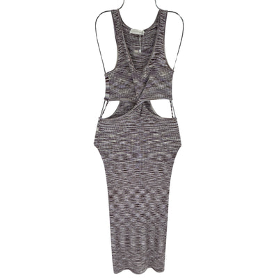 Simkhai Cutout Purple Colleen Dress Size S