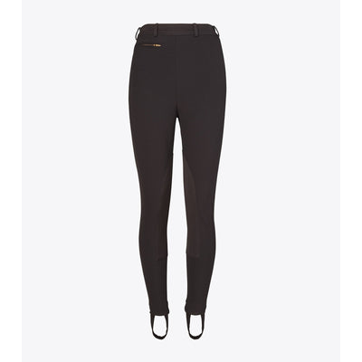 Tory Burch 'Riding' Black Wood Gaberdine Waistband Pant Size 8