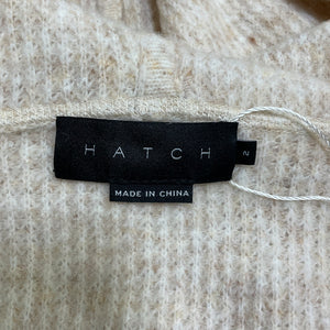 Hatch Textured Beige Cozy Waffle Hoodie Size 2