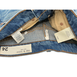 Rag & Bone Distressed Blue Denim Shorts Size 24