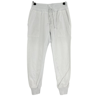 James Perse Relaxed White Mixed Media Jogger Pants Size 1