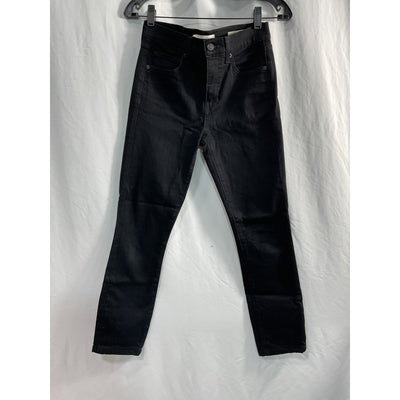 Nili Lotan 'Jonas' Black Skinny Leg Denim Jean Size 25