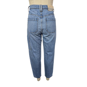 Mother Classic Nothing Else Like It Twizzy Utility Ankle Size 25 Denim Jeans