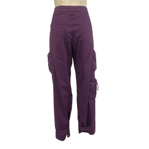 Pistola Cotton Blend Washed Aubergine Bobbie Pants Size 32