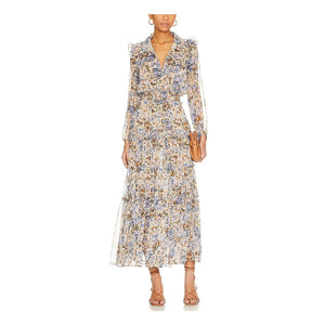 Misa Los Angeles 'Ahreana' Blue Polyester Dress Size XS