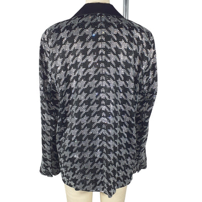 Retrofête Embellished Black Ivy Blazer Size S