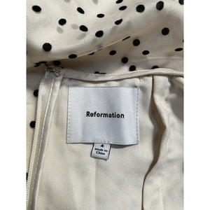 Reformation 'Harlyn' Cream Nylon Dress Size 4